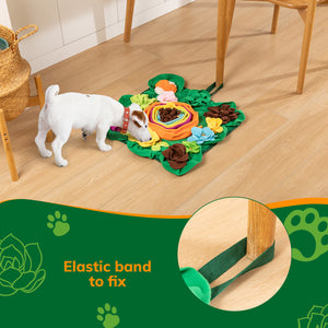 PUHOHUN Snuffle Mat for Dogs - Dog Toys to Keep Them Busy | Dog Puzzle Slow Feeder Treat Toy | Interactive Dog Toys and Dog Feeding Mats | Dog Lick Mat Enhancement