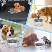 Load image into Gallery viewer, PUHOHUN 105oz 3L Spill-Proof Pet Water Bowl, Large Capacity, Slow-Feeding Dispenser for Home &amp; Travel - Ideal for Dogs, Cats
